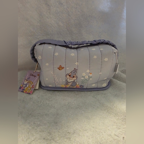 Disney Handbags - NWT Disney Thumper Lavender Quilted Cosmetic Bag